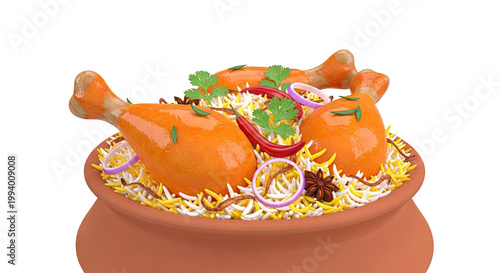 Chicken Biryani in Clay Pot