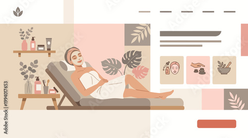 Relaxing in a Cozy Modern Living Room with Plants and Soft Light for a Calming Home Retreat.