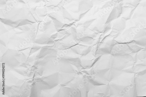 White Paper Texture background. Crumpled white paper abstract shape background with space paper recycle for text
