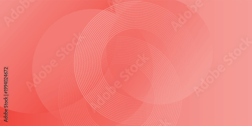 modern abstract orange background with circle lines. vector