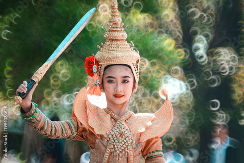 Traditional Masked Dance Performance in Thailand's Cultural Scene