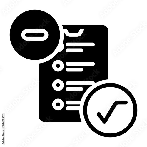 Status icon, glyph icon style