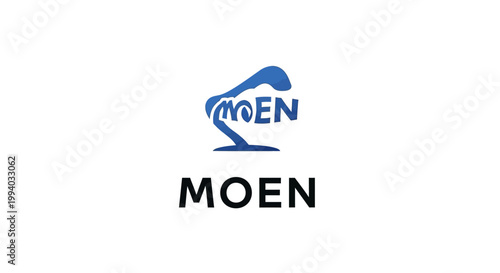 Moen Logo - A Modern and Elegant Brand Identity Design.