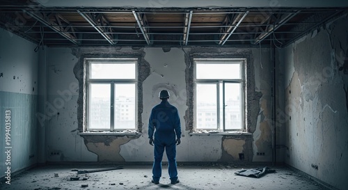 Business failure and economic downturn a silhouette reflects corporate crisis financial loss and strategic business challenges