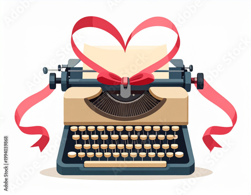 Vintage Typewriter Love Poem