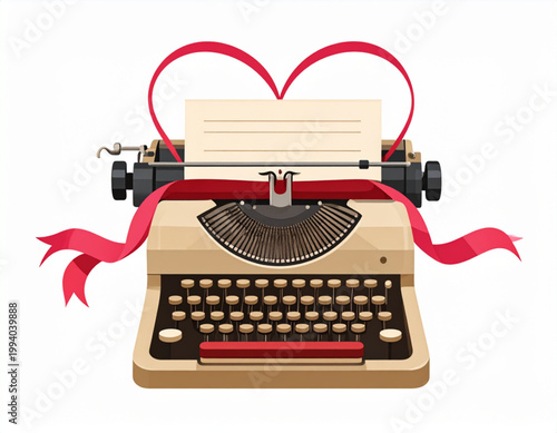 Vintage Typewriter Love Poem