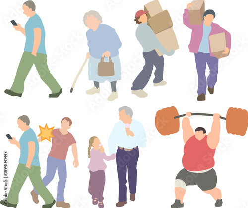 人々のイラスト