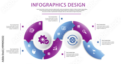 Modern infographics feature a step-by-step approach and creative designs with color gradients.
