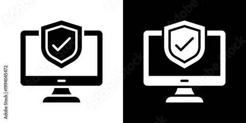 Computer Security Icon Set Multiple Style Collection