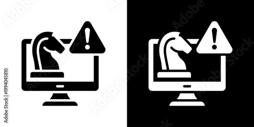 Trojan Icon Set Multiple Style Collection