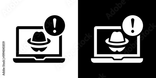 Spyware Icon Set Multiple Style Collection
