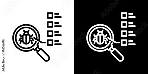 Virus Analysis Icon Set Multiple Style Collection