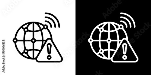 Danger Icon Set Multiple Style Collection