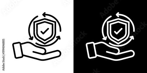 Protection Icon Set Multiple Style Collection