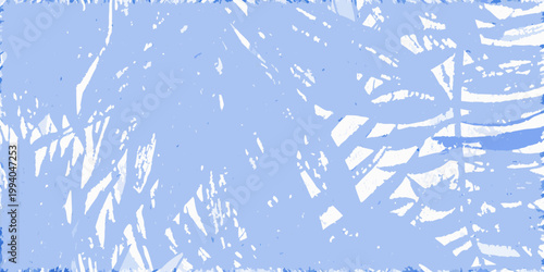 Abstract blue background with textured brushstroke patterns and light gradients