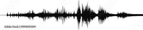 Podcast waveform for episode audio track