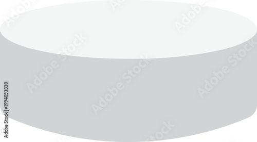 Empty black, white rectangular, circle,  podium, top table mockup. Abstract 3d cylinder pedestal or product display stand.  Vector set of realistic isolated podium platform in abstract stage
