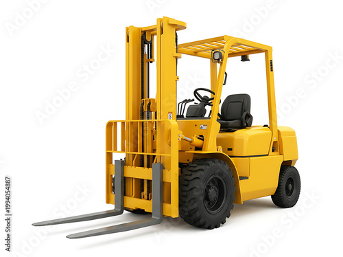 A yellow bulldozer with a large blade in front