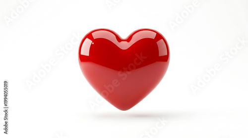 A red heart symbolizing love and affection