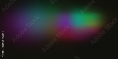 Dark abstract background with neon gradient colors blending smoothly, creating a futuristic and vibrant visual effect