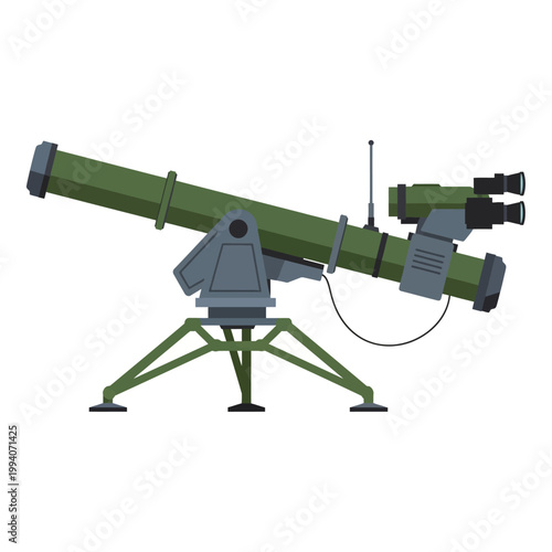 Portable Military Anti-Tank Missile Launcher System
