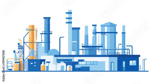 oil refinery factory