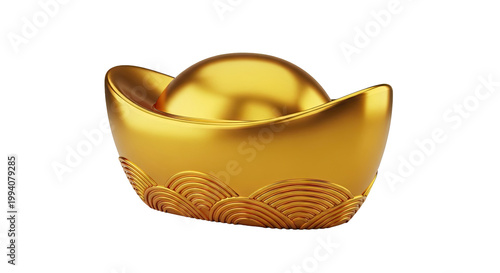 Golden Chinese Ingot