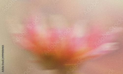 Abstract pink flower blur background with soft focus dreamy pastel floral aesthetic texture