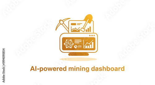 AI-Powered Mining Dashboard - Innovative Cryptocurrency Data Visualization.