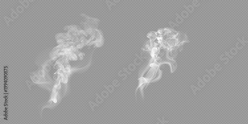 Chimney smoke, fog wave or cloud pattern with overlay effect. Cloud art or smoky air illustration