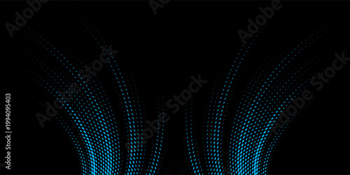 light blue black brush wrap car sticker pattern abstract banner sporty lines light blue black color combination grunge brush pattern, Vector Illustration, Modern.