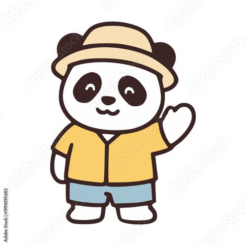 Panda Animal Illustration with