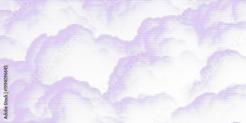 Hexagon halftone gradient texture. Abstract black grunge background. Geometric retro halftone tech wallpaper. Fading wavy hexagonal pattern backdrop. Vector vanishing honeycomb grunge bitmap overlay