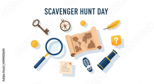 Scavenger hunt day adventure game.