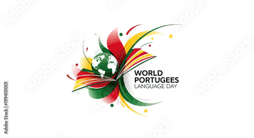 World Portuguese Language Day Logo Design.