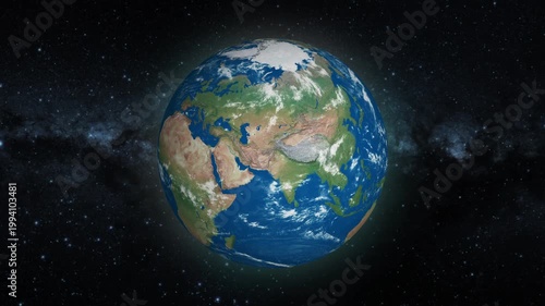 Suez Canal Map | Planet earth from space. Realistic world globe spinning on Suez Canal, Egypt 4K Video Background animation Waterways, Cargo shipping, transportation