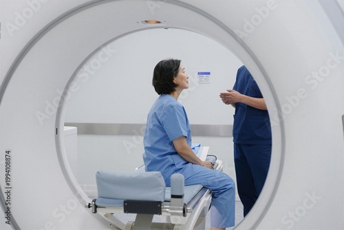 doctor and patient in hospital