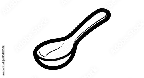Spoon Utensil Eating Drinking Tool.