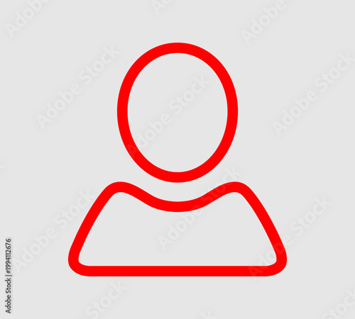 Profile icon vector user icon in flat style, person icon, user icon vector illustration
