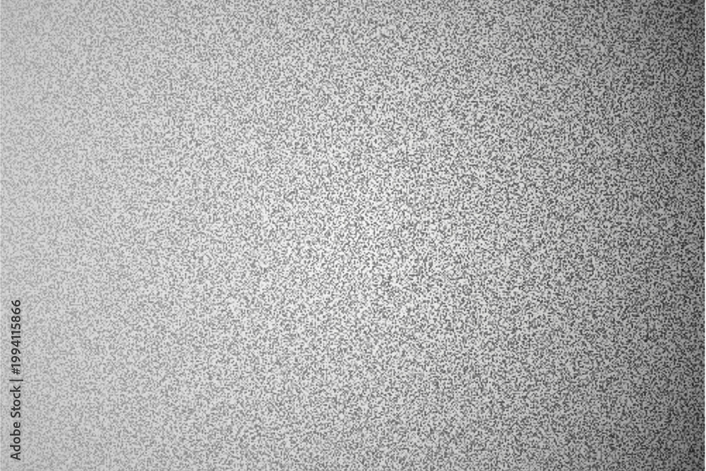 Fototapeta premium Monochrome TV static noise texture background with film grain and glitch vibe, ideal for grunge overlays, retro posters, web banners, and abstract design.