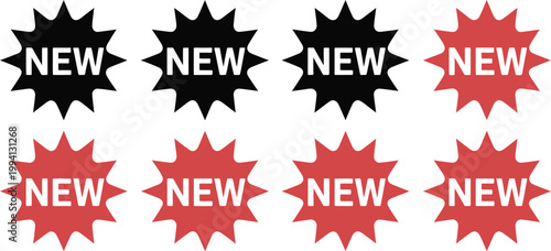 Sale label icon set, vector collection of new tags discount stickers special offer badges and price tags for retail promotion and marketing design.