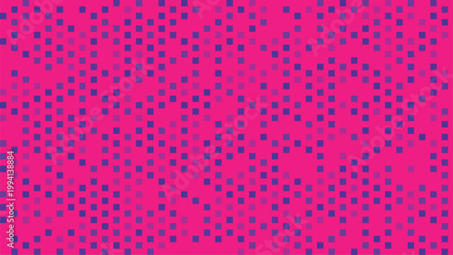 Pink background with small purple squares small squares pattern