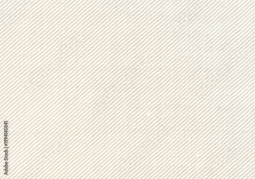 エレガントな斜めストライプの和紙風背景　生成り色のダイアゴナルライン素材