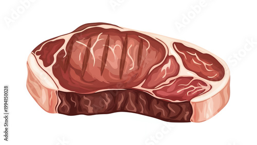 Raw Steak Cut of Beef Meat.