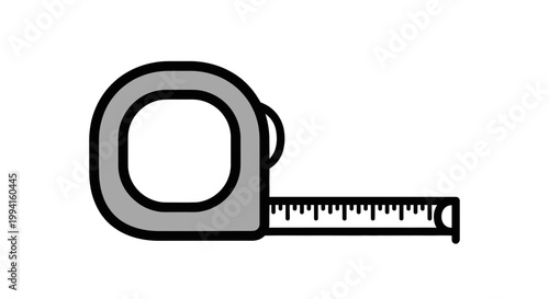 Tape measure tool for length measurement 1.