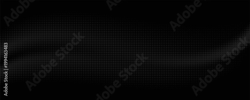 Dot white black wave technology texture background. Abstract big data digital concept. 3d rendering.
