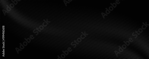 Dot white black wave technology texture background. Abstract big data digital concept. 3d rendering.