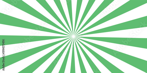 Zombie Green color and white color Sunburst for the background. flag of japanese. The rising sun.