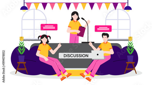 Experts participating in a panel discussion event to share insights and industry knowledge