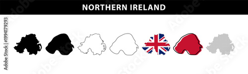 Map of Northern Ireland